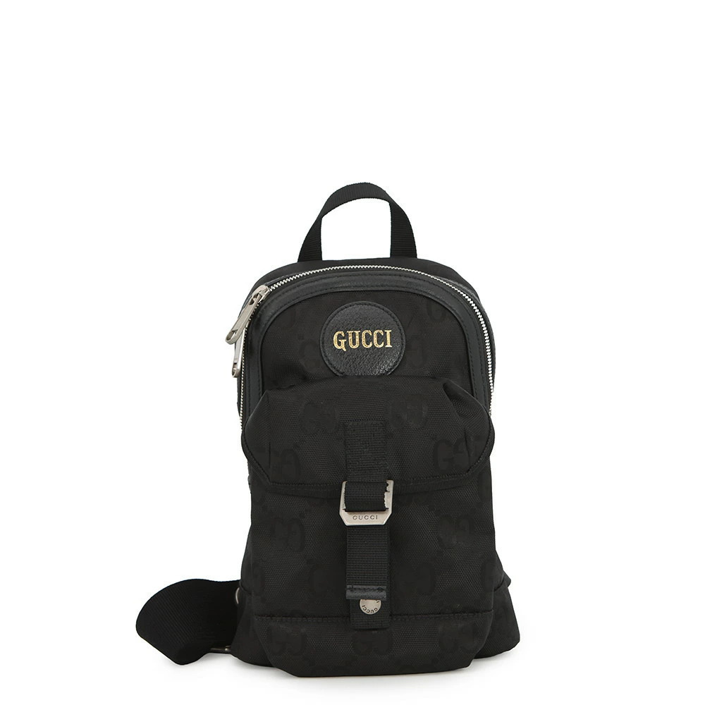 Gucci GG Off the Grid Sling Backpack Bag Black